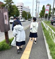 通学路のゴミ拾いもバッチリです