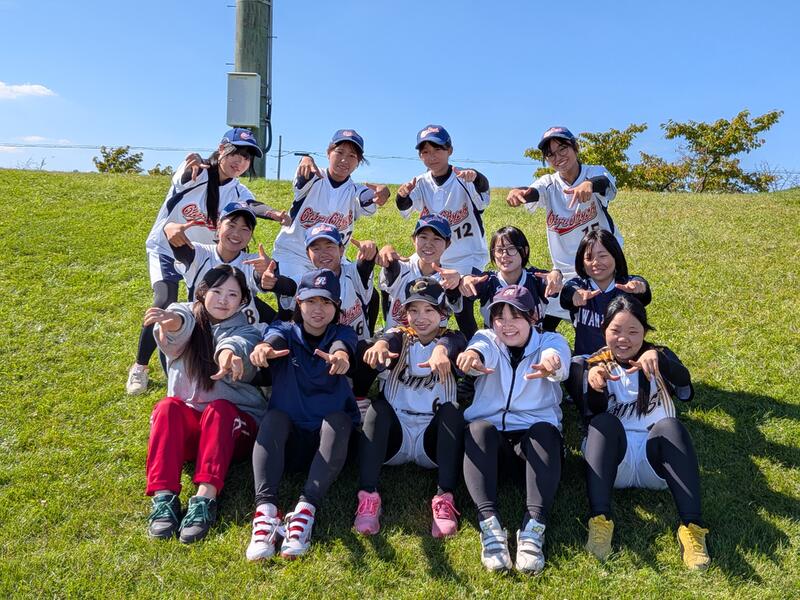 ソフトボール部新人戦集合写真①